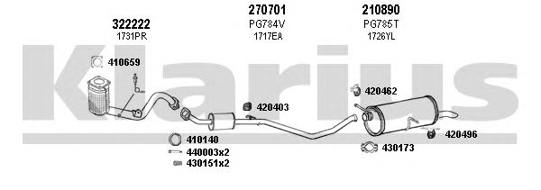 Exhaust System 631062E