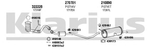 Exhaust System 631069E