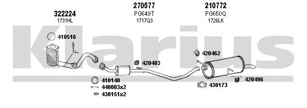 Exhaust System 631015E