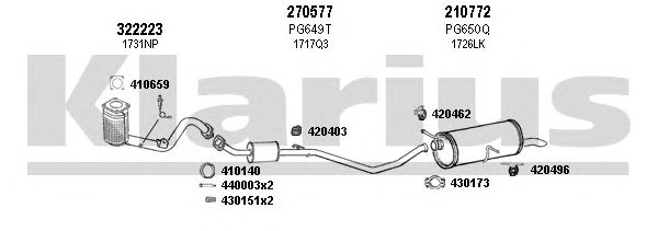 Exhaust System 631020E