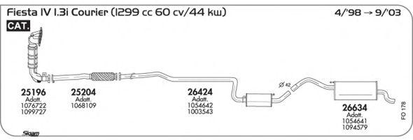 Exhaust System FO178