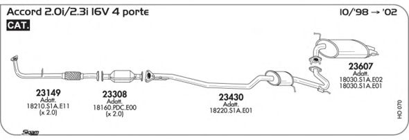 Exhaust System HO070