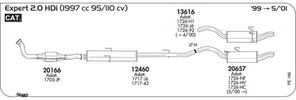 Exhaust System PE166