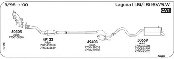Exhaust System RE048