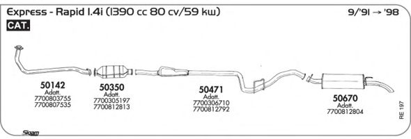 Exhaust System RE197