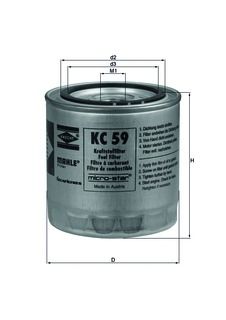 Fuel filter KC 59