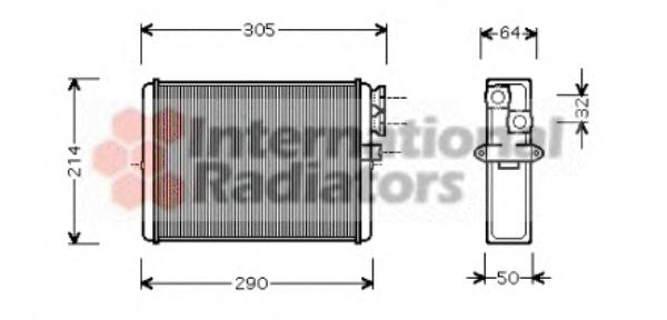 Heat Exchanger, interior heating 59006110