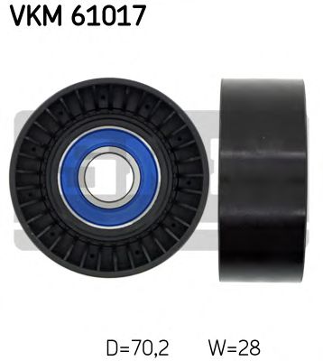 Deflection/Guide Pulley, v-ribbed belt VKM 61017
