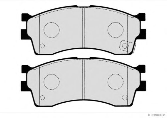Brake Pad Set, disc brake J3600308