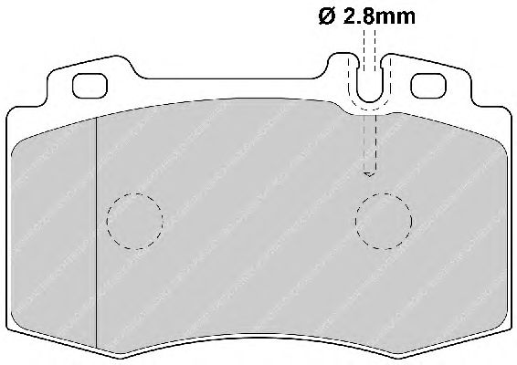 Brake Pad Set, disc brake FDB1426