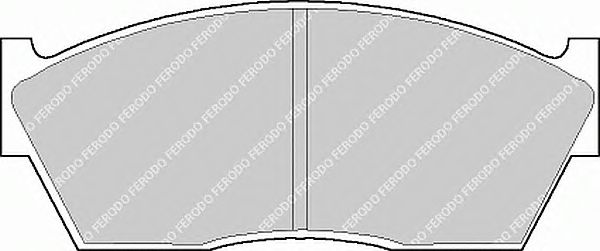 Комплект тормозных колодок, дисковый тормоз FDB285