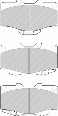 Brake Pad Set, disc brake FSL797
