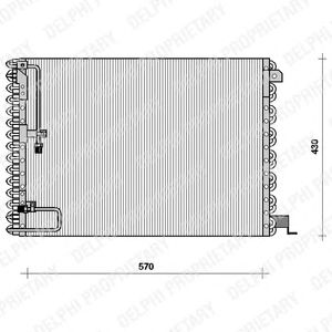 Condensator, airconditioning TSP0225076
