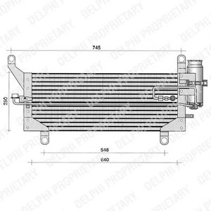Condensator, airconditioning TSP0225188