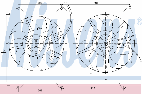 Fan, radiator 85236