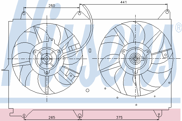 Fan, radiator 85237