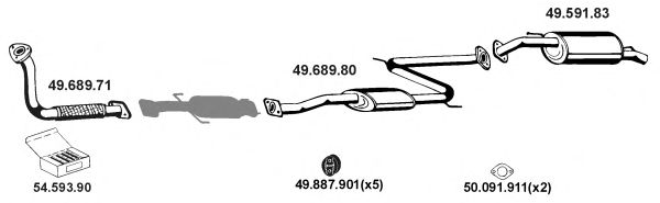 Exhaust System 492035