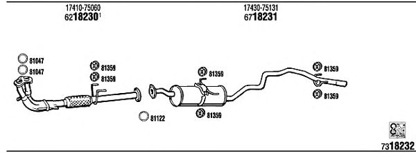 Exhaust System TO87008