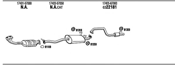 Exhaust System TO89012