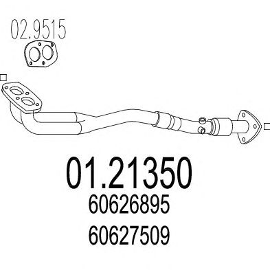 Exhaust Pipe 01.21350