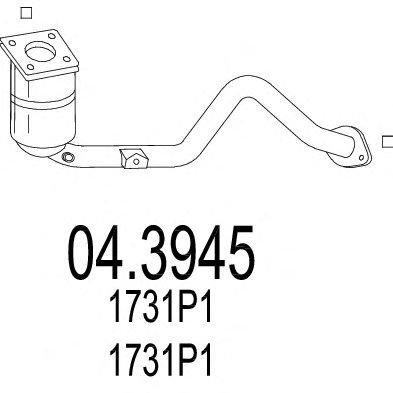 Catalytic Converter 04.3945