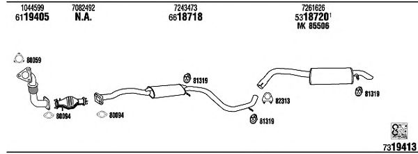 Exhaust System FO30829