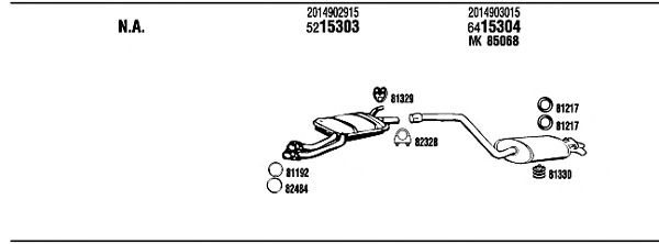 Exhaust System MB30034