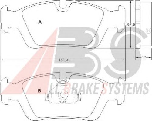 Brake Pad Set, disc brake 36678