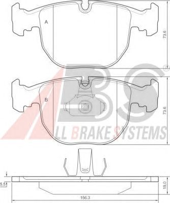 Brake Pad Set, disc brake 36961
