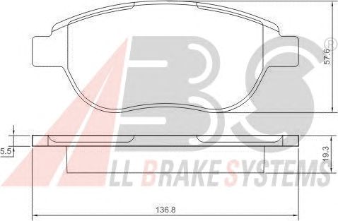Brake Pad Set, disc brake 37273