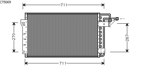 Condenser, air conditioning CT5009