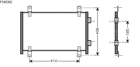 Condensator, airconditioning FTA5302