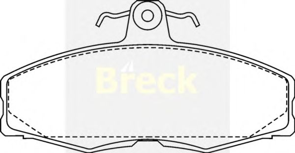 Brake Pad Set, disc brake 20861 00 702 00