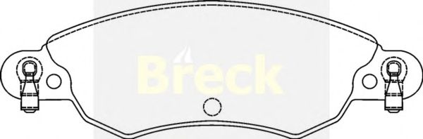 Brake Pad Set, disc brake 23276 00 W