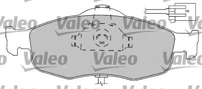 Brake Pad Set, disc brake 597169