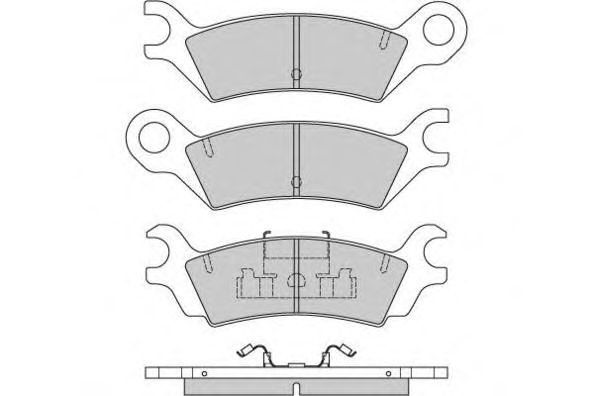 Brake Pad Set, disc brake 12-0640