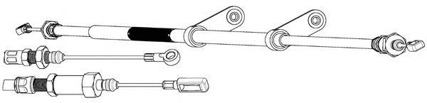 Cable, parking brake CT02190