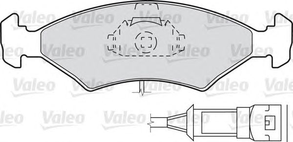Brake Pad Set, disc brake 598212