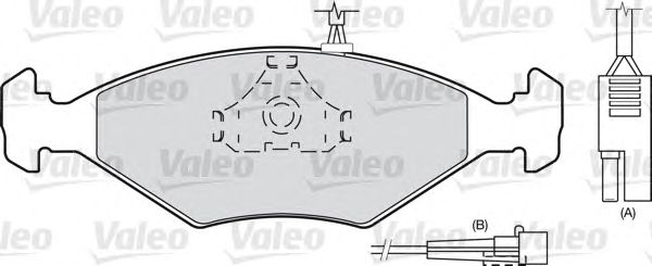 Brake Pad Set, disc brake 540499