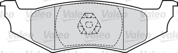 Комплект тормозных колодок, дисковый тормоз 598965