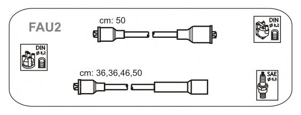 Ignition Cable Kit FAU2