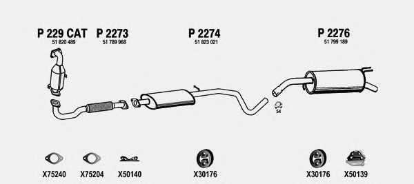 Exhaust System FI804