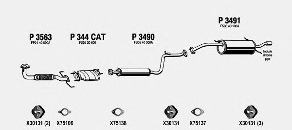 Exhaust System MA020