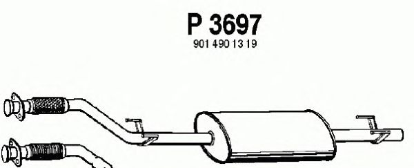 Middle Silencer P3697