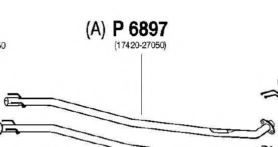 Exhaust Pipe P6897