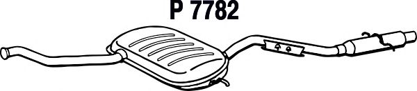 Silenciador posterior P7782