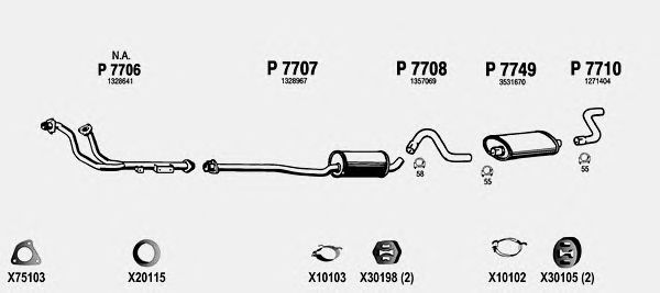 Exhaust System VO118