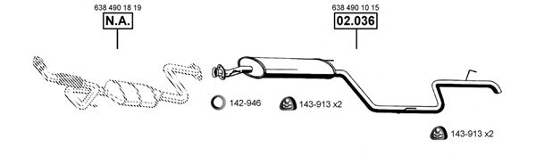 Exhaust System ME012605
