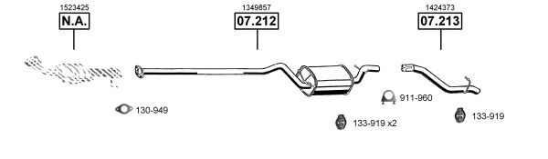 Exhaust System FO072985