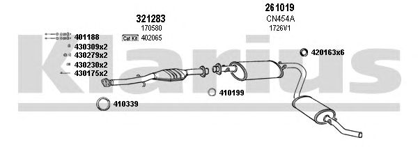 Exhaust System 180541E